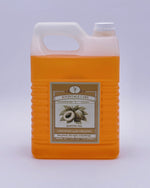 Wholesale Sovintage Care Sapote Oil gallon bottle, natural moisturizing oil with a dark amber liquid inside a clear container.