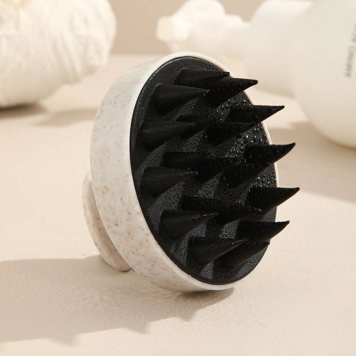 Sovintage Care stimulating scalp brush with soft bristles for scalp massage and hair care.